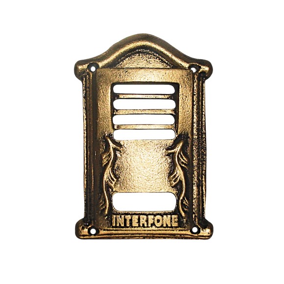 PROTETOR DE INTERFONE ALUMINIO COD 06 PRATA