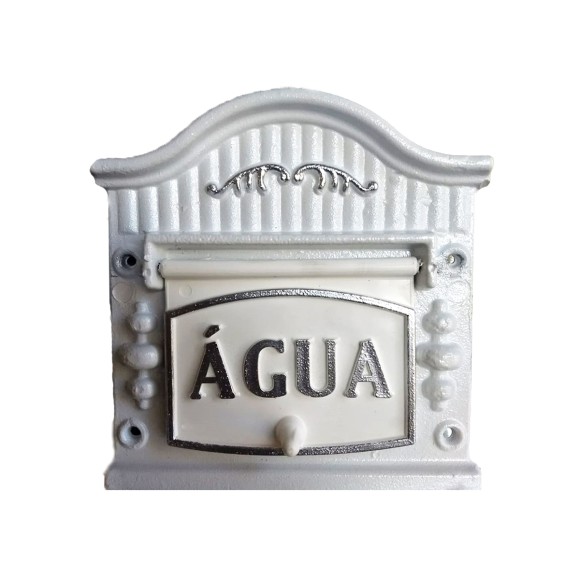 VISOR DE AGUA ALUMINIO COD 15 BRANCO